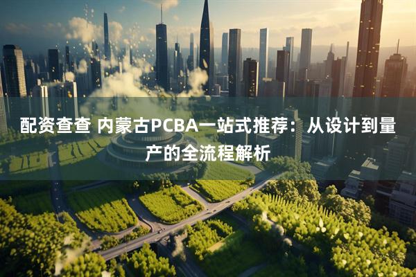 配资查查 内蒙古PCBA一站式推荐：从设计到量产的全流程解析